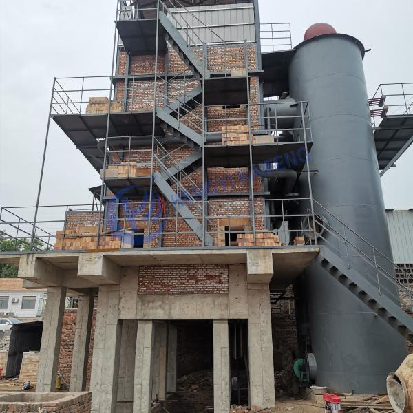 Large SLEP Activated Carbon Activation Equipment ISO9001 Vertical Activation Furnace