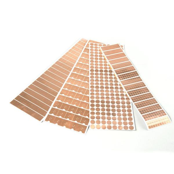Quality Dots Shape Copper Foil Adhesive Tape Eliminate Electromagnetic Interference for sale
