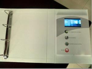 TFT Screen Video Wedding Invitations 1.5-3 Hours Lifespan LCD Video Card