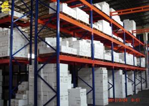 Heavy Duty Teardrop Warehouse Pallet Racking 100x48x1.5mm Beam Sections