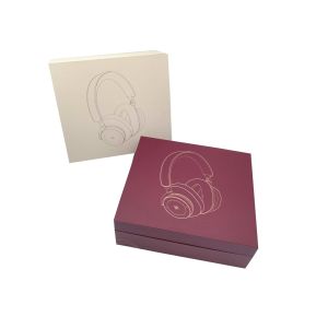 Consumer Electronics Retail Rigid Headphone Packaging Box High End