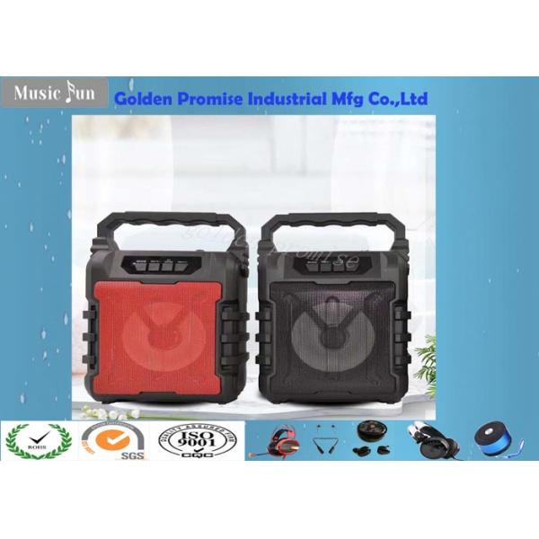 Fm Radio Portable Bluetooth Speaker With Wireless Microphone 3600mA Battery