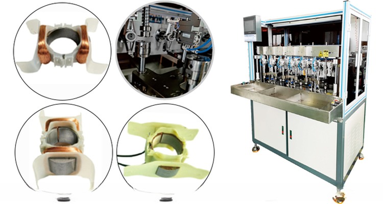 CNC Cooling Fan Dc Brushless Motor Magneto Stator Micro Motor Automatic Winding Machine Tooling Fixture