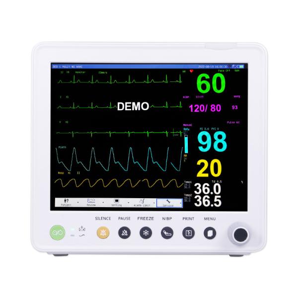 Quality Lightweight Monitoring Device 6 Parameter Patient Monitor With 8 Hours Battery Life for sale