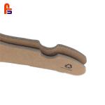 Brown Color Custom Cardboard Hangers Double Side Offset Paper Solid Structure