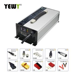 Golf Cart Smart Li Ion Battery Charger 60V 30A High Power LED Display