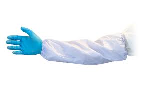 Single Use Protective Arm Sleeves , Hand Made Disposable Sleeve Protectors