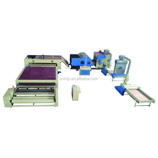 Fiber Filling Comforters Mattress Sintepon Wadding Production Line 200kw