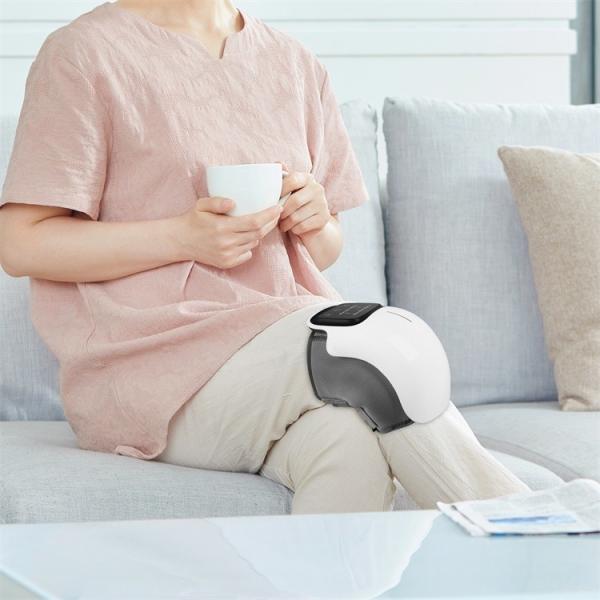 Rechargeable Heated Vibration Knee Massager Arthritis Knee Infrared Therapy 3000mAh