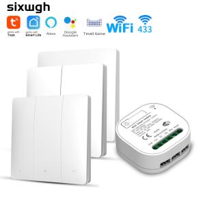 Buy cheap 2.4GHz Wireless Remote Control Switch Wifi Three Key Self Homekit On Off Switch product