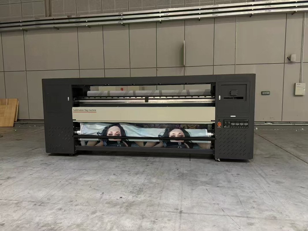 Eight Head Epson I3200-A1 Sublimation Flag Printer Roll To Roll Flag Printer For Vibrant Prints