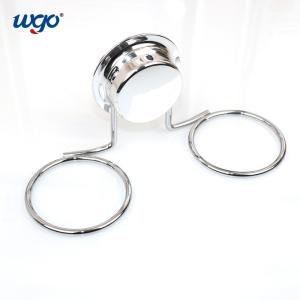 China Bathroom Stainless Steel Mounted Toothbrush Holders Silver Suction Cup on sale