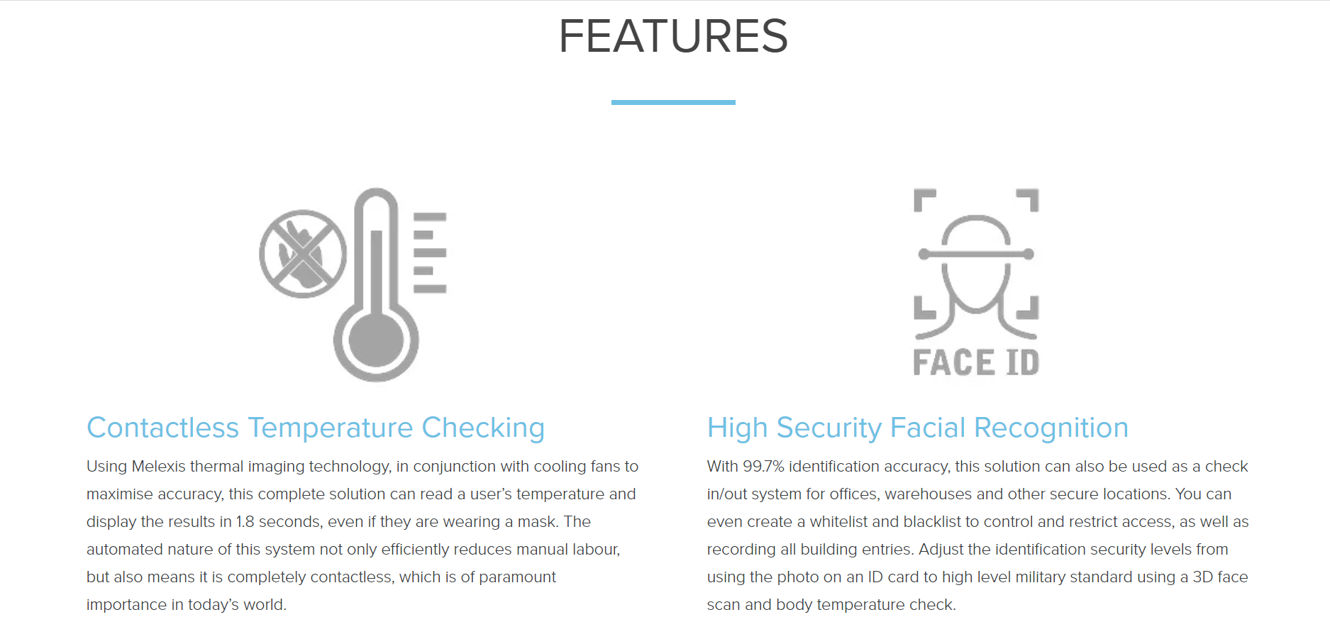 RK3288 Biometric Face Recognition Terminal With Temperature Measurement