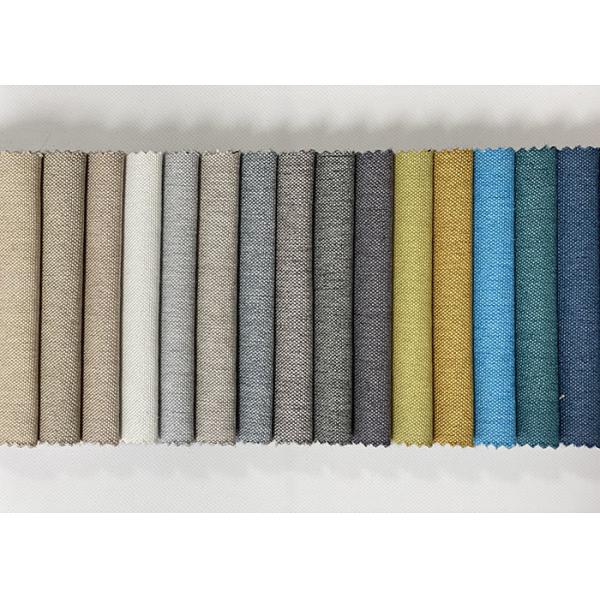 linen look sofa fabric upholstery fabric colorful polyester fabric for sofa small linen sofa