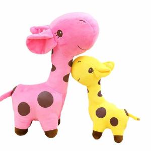 China Dongguan Manufacturers Custom Design Plush Stuffed Toy Giraffe Animal Soft Toy on sale