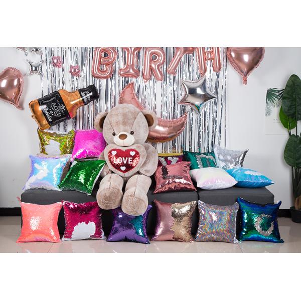 Hot Selling 40x40cm Custom Pillow Case Satin Sublimation Polyester Pillows Covers Full-White Pillow Case