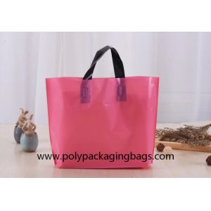 Buy cheap 60 Micron LDPE Plastic Handle Bag For Clothing Packaging product
