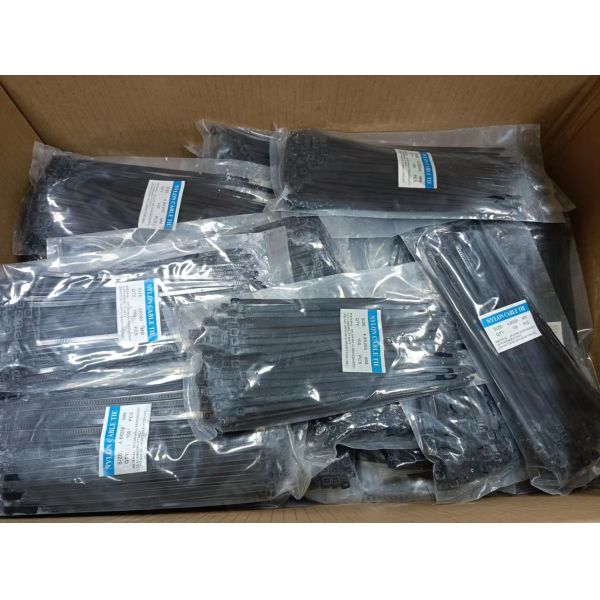 Nylon Handcuffs Pull Tight Security Double Flex Plastic 12*690 Disposable Free Shenzhen China Custom Logo Printed -40-85C