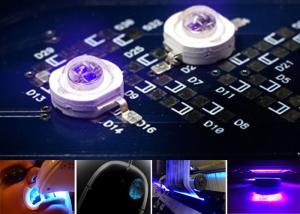 Buy cheap 380nm - 400nm UV LED Diode 3W 700mA Light Source for Superficial Sterilization product