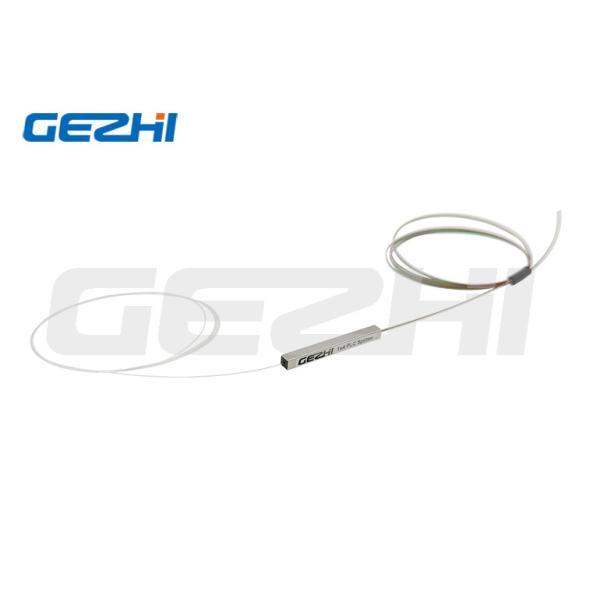 1x4 Bare Fiber Optic PLC Splitter Steel Tube Optical PLC Splitter No Connector