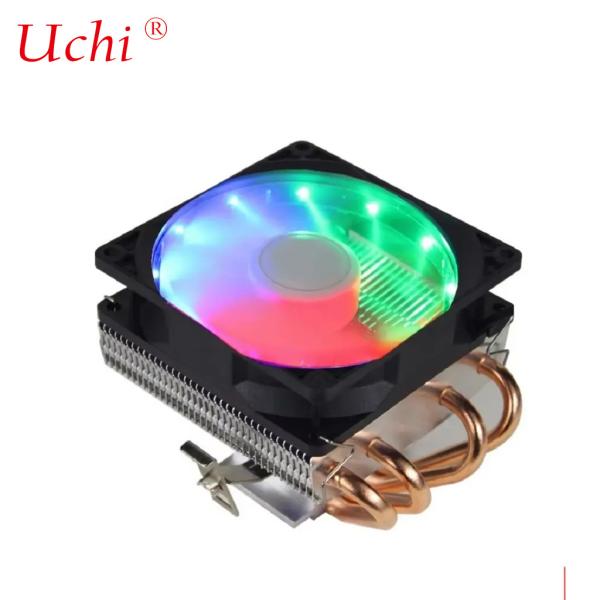 Quality 4 Heat Pipe Push Down Type CPU Cooler Aluminum Heatsink CPU Cooler for sale