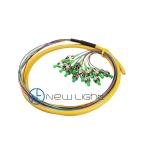 LSZH 12 Color FC UPC / APC 1M Fiber Optic Patch Cord Color Code