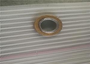 China Coal Washing White Blue Polyester Mesh Belt For Mining Sieving Customized on sale