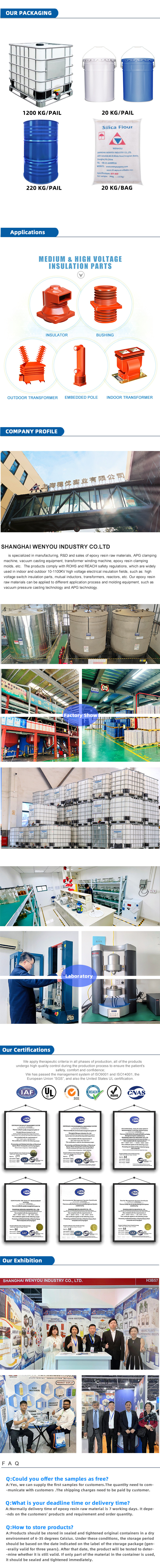 LE-9285 Epoxy Resin High TG For APG Current And Voltage Transformers
