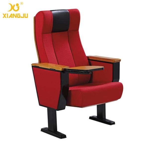 Quality Beech Wood Interlocking Seat Auditorium Lecture Hall Seating With Folding Armrest for sale