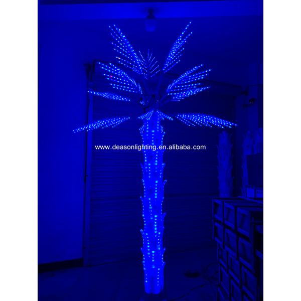 led color changing palm tree light