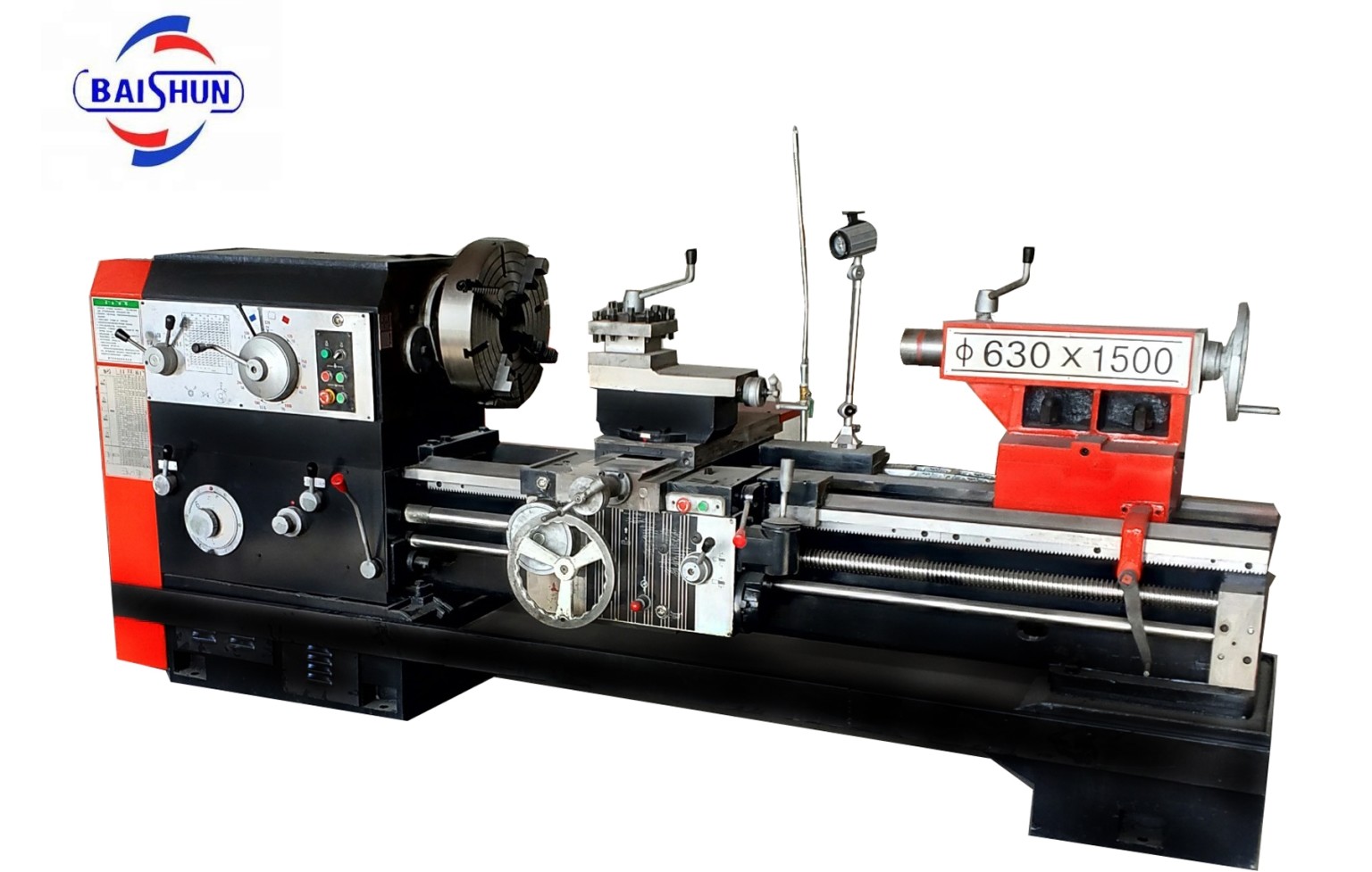 CW6163 Horizontal Engine Lathe Machine / Reliable Large Manual Lathe Machine