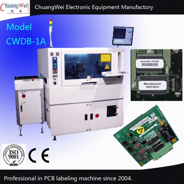Quality A5 Motor Automatic PCB Labeling Machine High Pixel CCD Zoom Lens for sale