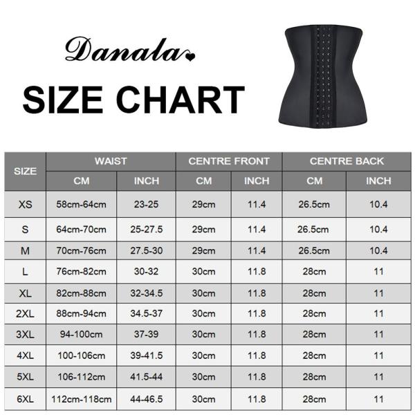 Adjustable Hooks Tummy Control Latex Waist Trainer Corset for Women Slim Body Shaper