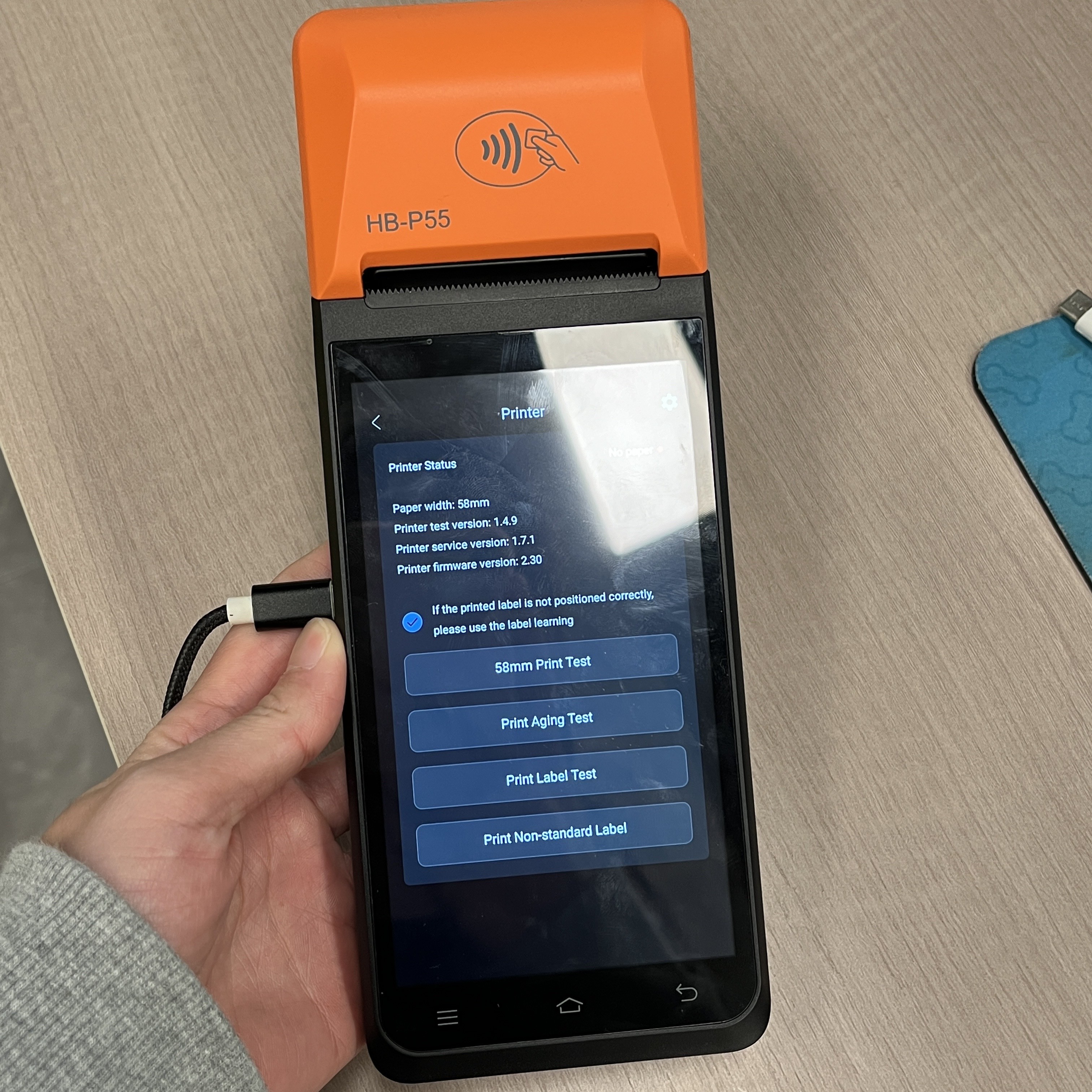 Android Pos System 3-128GB Storage Custom Color Pos