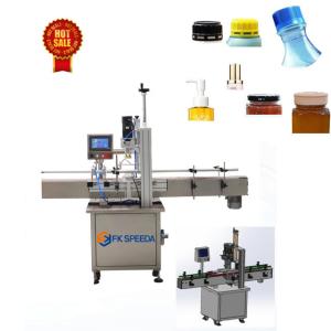 China FK-C1 Electric Automatic Cans Pet Perfume Water Vial Beer Bottle Capping Machine on sale