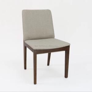 Buy cheap Modern Style Nitrolacquer Finish Solid Wood Dining Chair with Upholstery and Accent Arm product