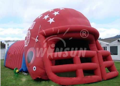 Helmet Style Inflatable Event Tent Environmental Friendly For Football Match