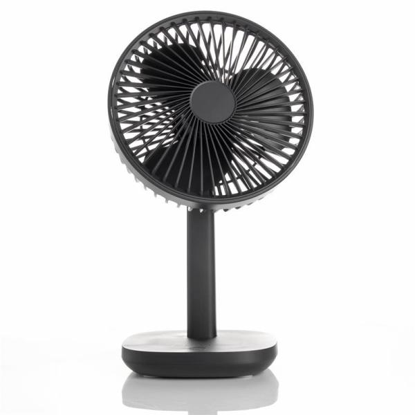Quality Small Rechargeable Table Fans PP 4000mAh Battery Operated Desk Fans for sale