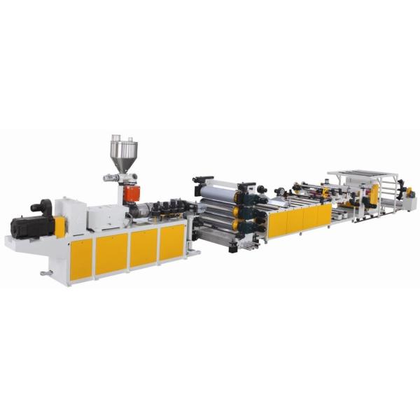 TPV TPE Carmat Sheet Extrusion Machine 2000 - 3000 Gsm 2-3mm
