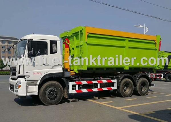 Quality Hook Arm Roll Back Garbage Compactor Truck For 15-20 CBM Garbage Container for sale