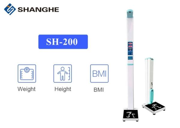Quality Land Wheel Ultrasonic Height And Weight Machine , RS232 Interconnection Smart Weigh Digital Scale for sale
