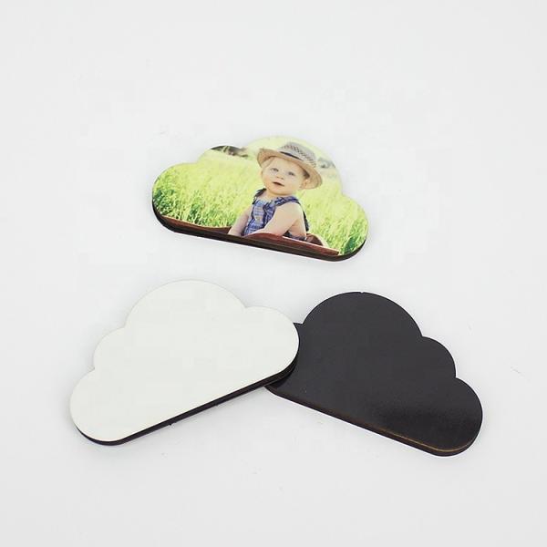 China Factory 60x36mm Sublimation Blank MDF Fridge Magnets for Gift