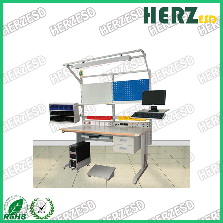 Customized Size ESD Work Table / Anti Static Workbench For Electronic Workshop