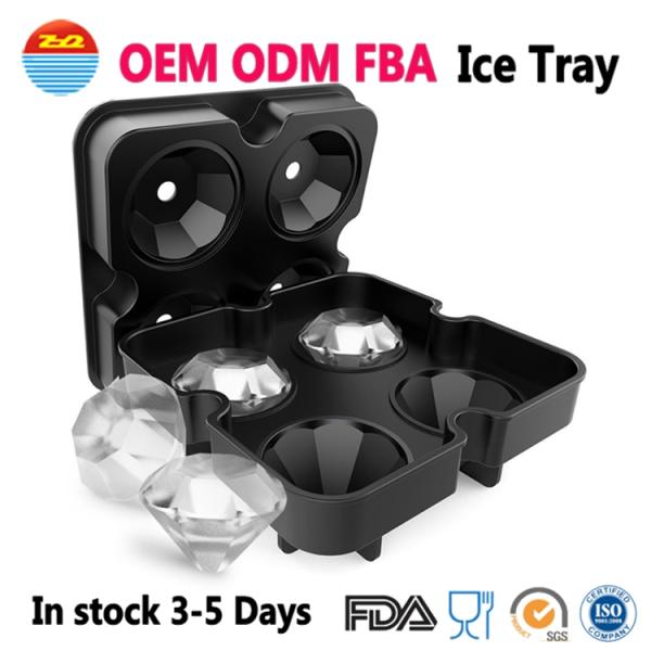 4-ice ball large wholesale personalized make your own custom silicone ice cube tray mold