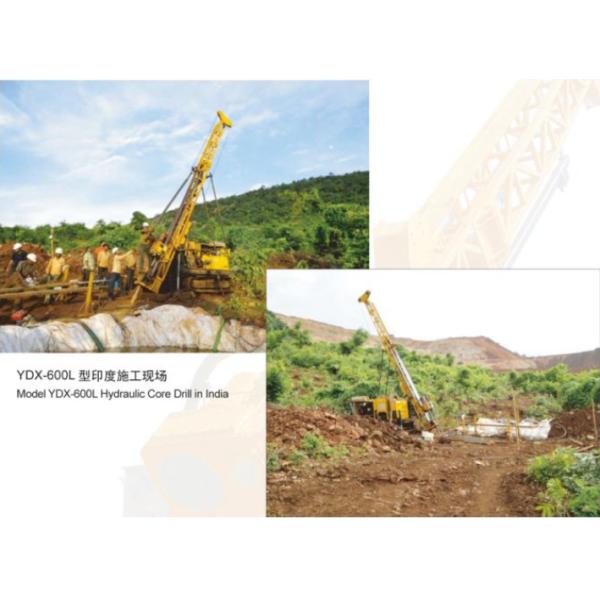 Diamond Machine Underground Core Drill Rig Long Feeding Stroke Crawler Chassis Flexible Operation