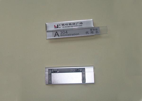 Quality Professional Name Tag Badges , Convention Name Tags Epoxy Easy Attached Safety for sale
