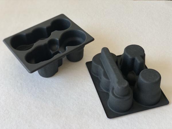 Quality 100% Biodegradable Molded Pulp Packaging Smooth Surface 1.0mm for sale