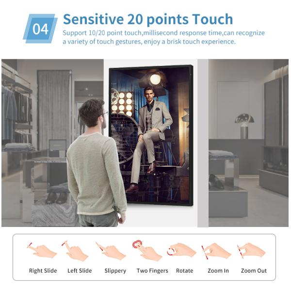 55 inch IR Touch Display 1920 x 1080 FHD 10 Points Windows Monitor