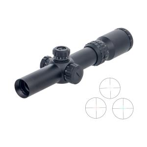 Buy cheap COBRA FANGS 1-4x24 Telescope Rifle Scope Center Red Dot Illumination With Mounts Tested AR15 AK product