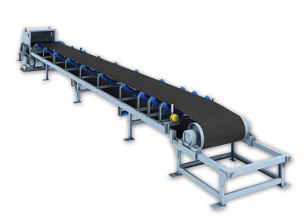 Quality 800mm Width Troughed Belt Conveyor Outdoor Application Continuous Stream for sale
